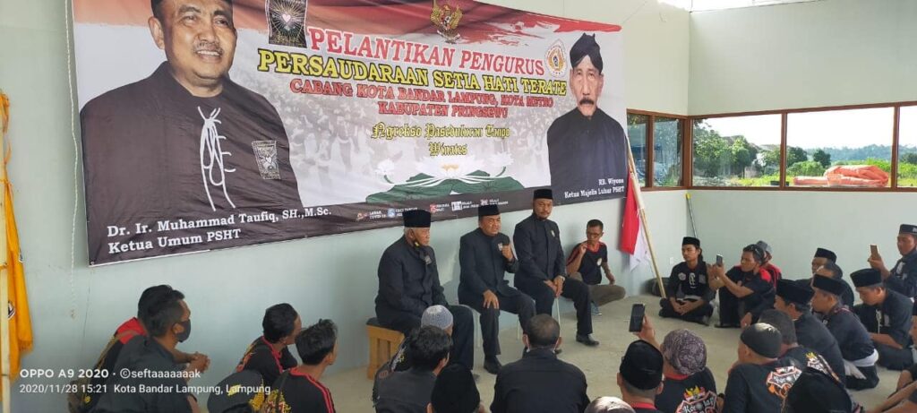 Pengukuhan pengurus psht lampung