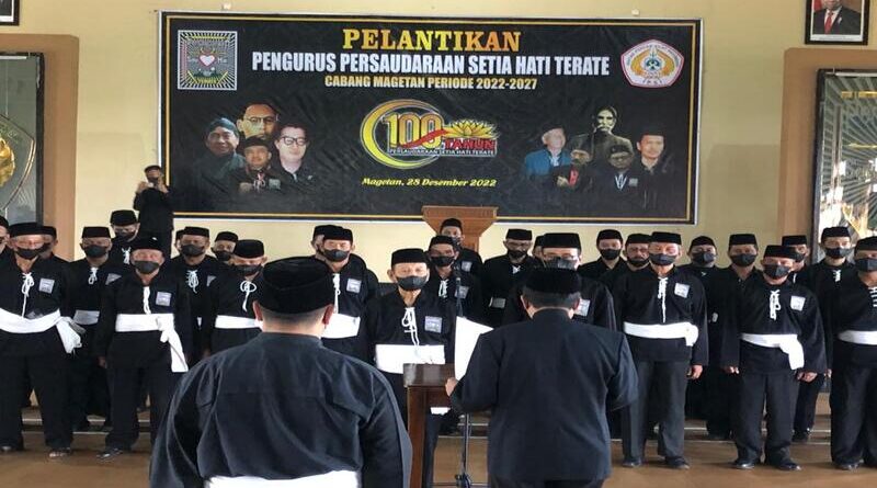 pelantikan pengurus psht cabang magetan