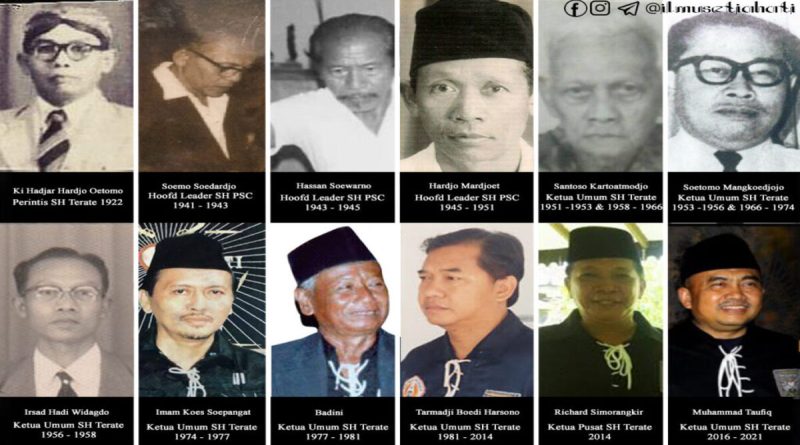 seluruh ketua umum sh terate persaudaraan setia hati terate