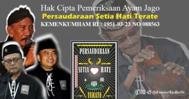 hak cipta pemeriksaan ayam jago psht