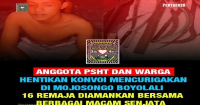 psht boyolali bantu polisi tangkap konvoi bersenjata