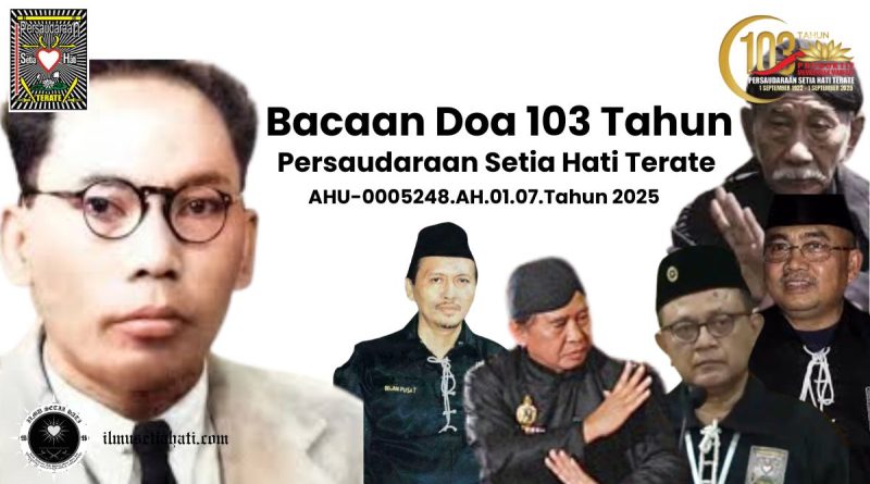 bacaan doa 103 tahun psht