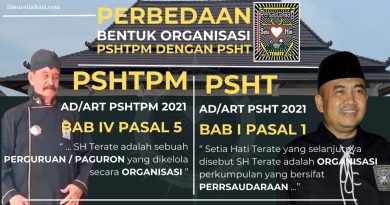 perbedaan bentuk organisasi PSHT PSHTPM