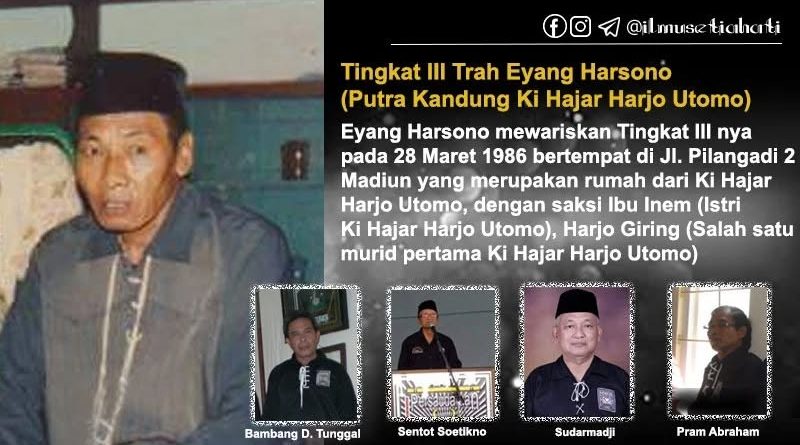 tingkat 3 trah eyang harsono psht