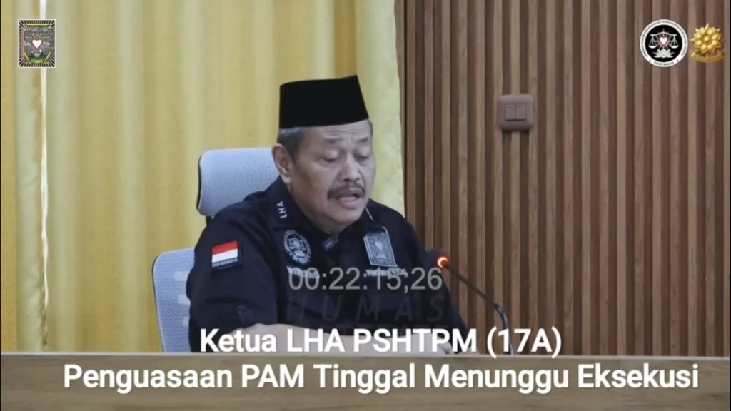 ketua lha pshtpm eksekusi padepokan agung madiun