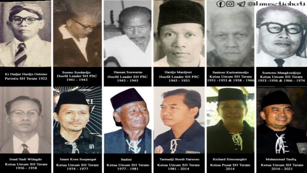selruh ketua umum psht sh terate 1922 - sekarang
