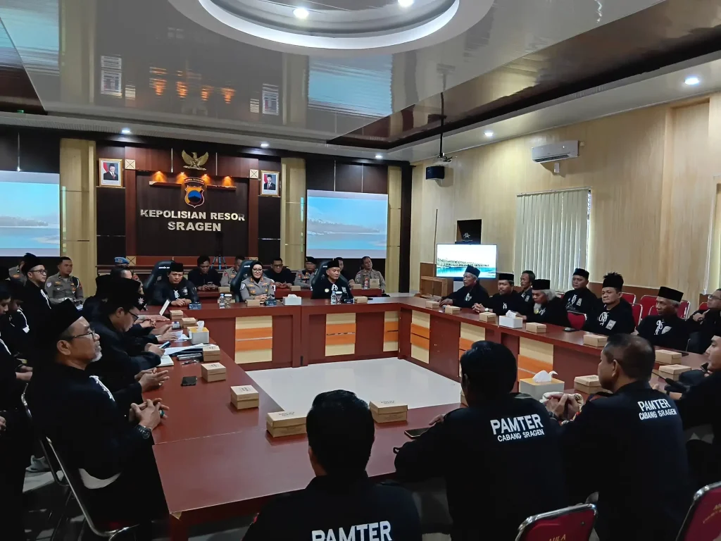 dialog pshtpm srgaen dan kapolres usai pesta miras