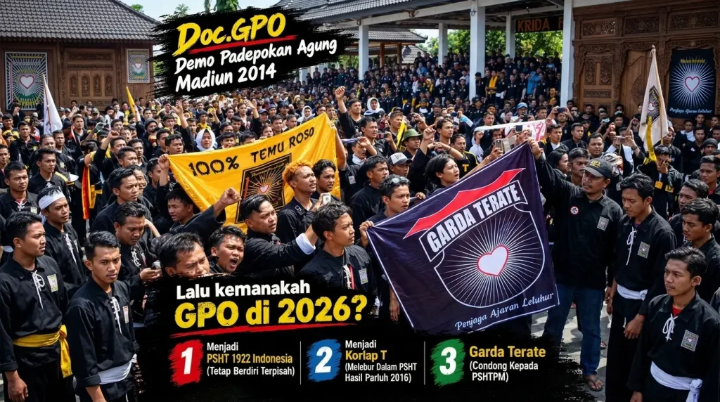 gpo demo padepokan agung madiun 2014