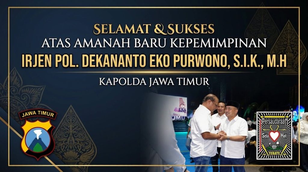 kenal pamit kapolda jatim polda jatim dekananto dan ketum psht muhammad taufiq